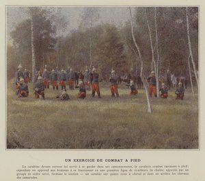 Foot Combat Exercise (farget bilde) av (after) French Photographer