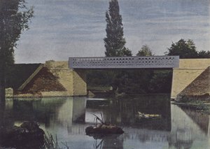 En bro over Layon (farget bilde) av (after) French Photographer