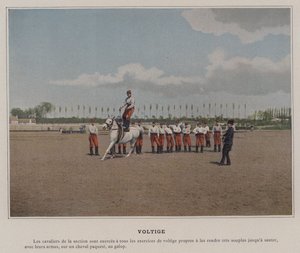 Voltige (farget bilde) av (after) French Photographer