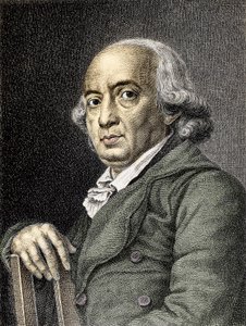 Portrett av Johann Gottfried von Herder Tysk poet og filosof - Portrett av den tyske forfatteren og filosofen Johann Gottfried Herder (1744-1803) - Gravering Privat samling
