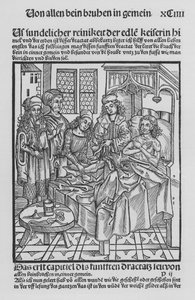 The Book of Cirurgia av Hieronymus Brunschwig (litho) av (after) German School
