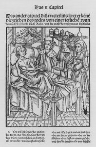 The Book of Cirurgia av Hieronymus Brunschwig (litho) av (after) German School
