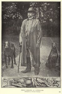 Prins Bismarck som grunneier (s/hv-bilde) av (after) German photographer