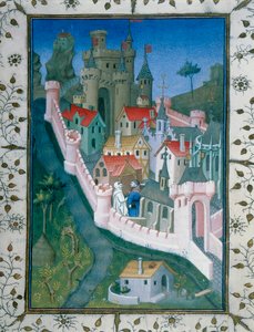 Pierre le Fruitier dit Salmon, en politisk eventyrer, finner munken Notre-Dame des Halles i Avignon foran kapellet til Pierre du Luxembourg. Sistnevnte forteller ham om politisk propaganda. Øverst nord i byen ligger pavenes palass, den