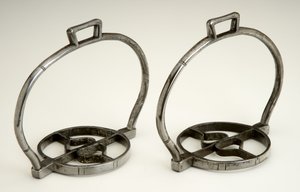 Par stigbøyler, ca. 1525 (jern) av (attr.to) German School