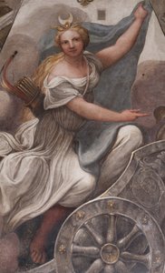 Diana på en vogn av (c.1489 1534) Correggio