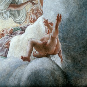 Angel in flight, detalj fra Assumption of Virgin