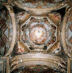 Kuppel med antagelse av jomfru av (c.1489 1534) Correggio
