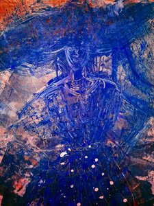 DAME I BLÅTT av Margareta Uliarte