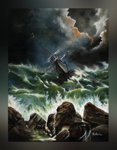 Dans på avgrunnen (Stormfullt hav)