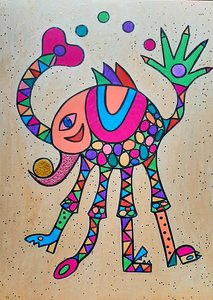Sjiraffgris av Steffi_Seiler_Art