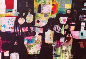 Black Abstraction 7 av OBOSHI
