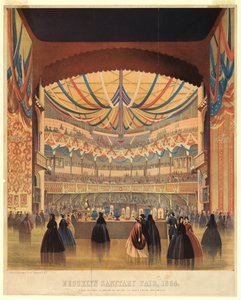 Brooklyn Sanitary Fair fra 1864, musikkakademiet av A. Brown and Company