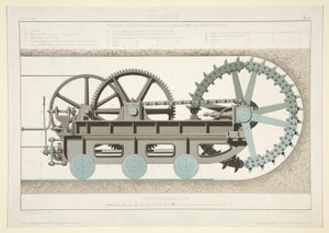 Studie av tunnelmaskin ( av A. Cheneveau