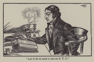 Illustrasjon for The Essays of Elia av Charles Lamb (litho) av A. Garth Jones