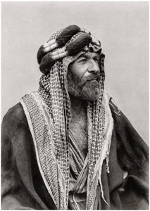 En arabisk sjeik, Irak, 1925