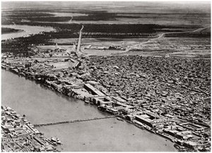 Bagdad fra et fly, Irak, 1925 av A. Kerim