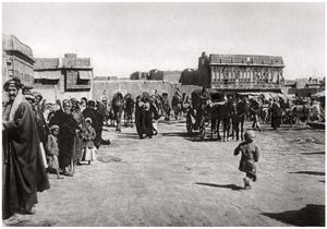 Basarplassen i Basra, Irak, 1925