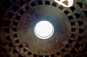 Interiør av Pantheon, Roma, Italia