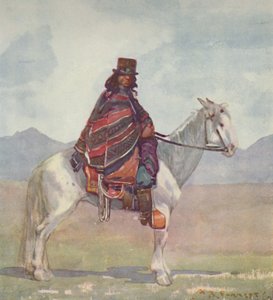 En araukansk indianer, 1916