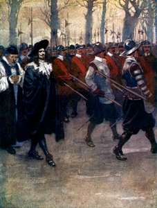 Charles the King gikk for siste gang gjennom Londons gater, 1649, 1905.