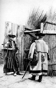 En kuhyrdekonge og hans bolig, Ungarn, 1922.