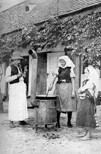 Lage gelé i Czinkota, Ungarn, 1922.