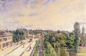 Gjestgiveriet i Sevres, ca. 1840 av A. de Lareuziere