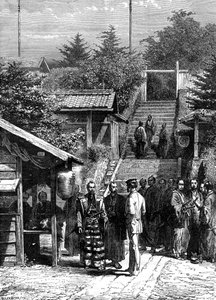 Guards of the Swiss Legation, Yedo Tokyo, 1800-tallet.