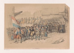 Historisk prosesjon i anledning V.O.C. av A. van Groeneveldt