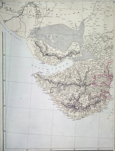 Kart over Vest-India, 1816