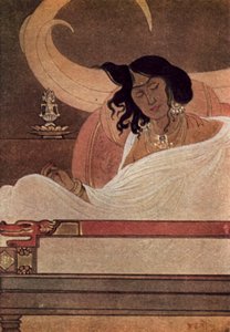 Bodhisattvaens støttenner (farge litho)