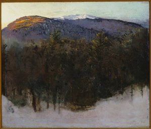 Monadnock, vintersoloppgang av Abbott Handerson Thayer