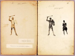 Tatovering – Single Warrior, studiemappe for boken *Skjul fargelegging i dyreriket* av Abbott Handerson Thayer