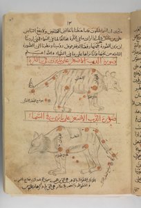 Kitab suwar al-kawakib al-thabita Book of the Images of the Fixed Stars, Iran, sent på 1400-tallet. av Abd al-Rahman al-Sufi