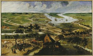 Utsikt over Antwerpen Polders, 1604.