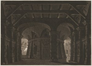 Underjordisk fengsel for scenen av Abel Schlicht