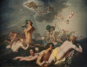 Neptuns triumf av Abraham Bloemaert