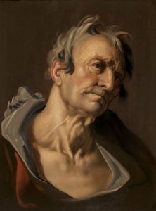 Head of an Old Man, sent på 1500-tallet - begynnelsen av 1600-tallet. av Abraham Bloemaert