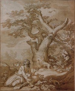 Døperen Johannes i naturen av Abraham Bloemaert