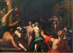 Judith viser hodet til Holofernes av Abraham Bloemaert