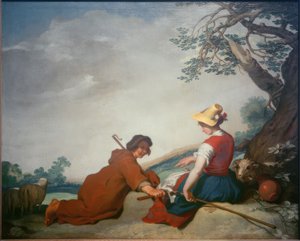 Pastoral scene av Abraham Bloemaert