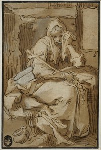 Den hellige Thaïs av Abraham Bloemaert