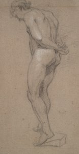 Stående naken mann av Abraham Bloemaert