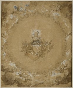 Jomfruen i herlighet av Abraham Bloemaert
