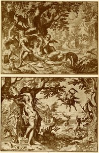 Venus og Adonis av Abraham Bloemaert