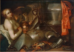 Venus og Amor i smia av vulkanen av Abraham Bloemaert