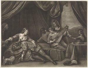 Den fortapte sønn i bordellet av Abraham Bloteling (possibly)