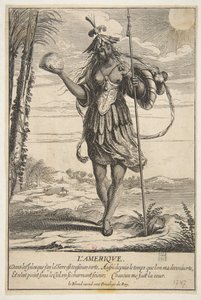 Amerika LAmerique. av Abraham Bosse