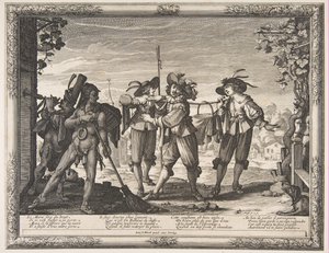 Charivari, K. 1633. av Abraham Bosse
